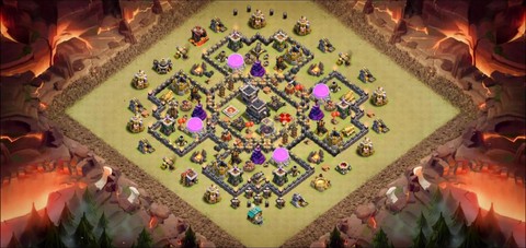 部落冲突9本怎么摆阵[图2]