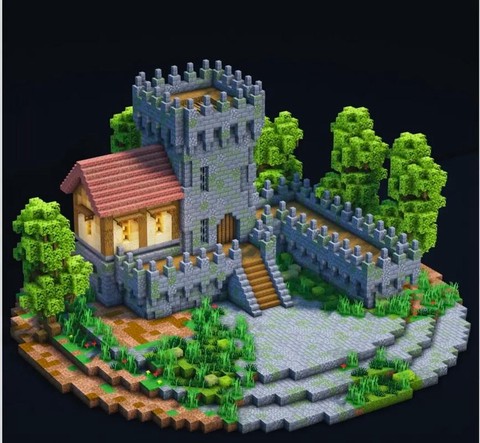 我的世界怎么做堡垒[图1]