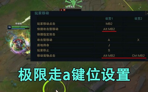 英雄联盟怎么快速走a[图1]